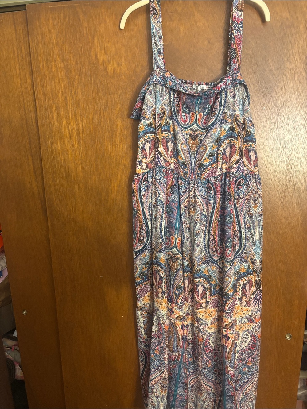 Dex Multicolor Paisley Maxi Dress